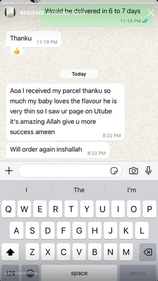 Customer photo review