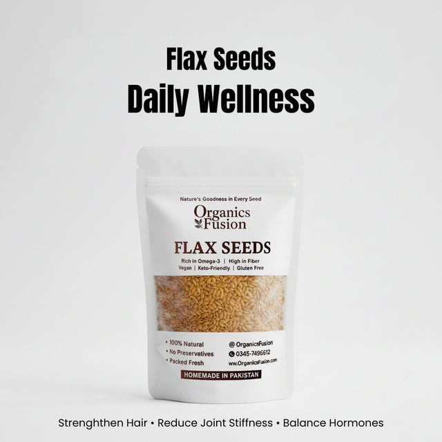 Flax Seeds – Hair Strength, Joint Support & Daily Wellness
